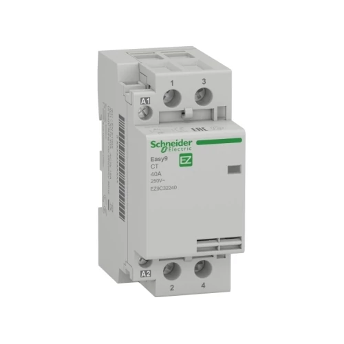 SCHNEIDER EZ9C32240 EASY9 PRO Kontaktor, 2P, 2NO, 40A SCHNEIDER EZ9C32240 EASY9 PRO Kontaktor, 2P, 2NO, 40A