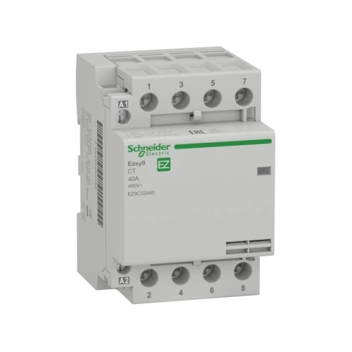 SCHNEIDER EZ9C32440 EASY9 PRO Kontaktor, 4P, 2NO, 40A SCHNEIDER EZ9C32440 EASY9 PRO Kontaktor, 4P, 2NO, 40A