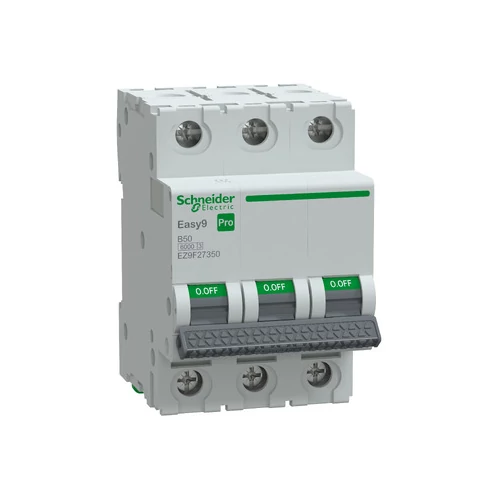 SCHNEIDER EZ9F27350 EASY9 PRO Kismegszakító 6kA, 3P, B, 50A