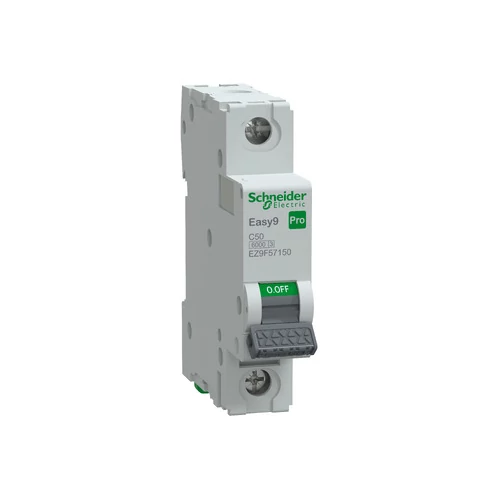 SCHNEIDER EZ9F57150 EASY9 PRO Kismegszakító 6kA, 1P, C, 50A