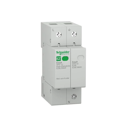 SCHNEIDER EZ9L33620 EASY9 PRO Túlfeszültség-korlátozó, T2, 20kA, 1P-N