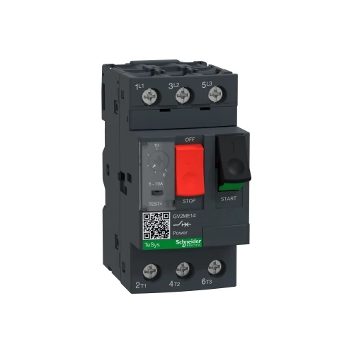 SCHNEIDER GV2ME14AP Motorvédő kapcsoló 6-10A SCHNEIDER GV2ME14AP Motorvédő kapcsoló 6-10A