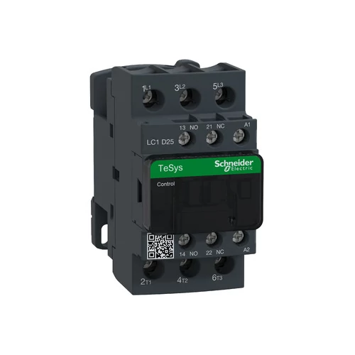 SCHNEIDER LC1D25P7 Mágneskapcsoló 3P 11KW/25A fesz:230VAC sé:1Z+1NY