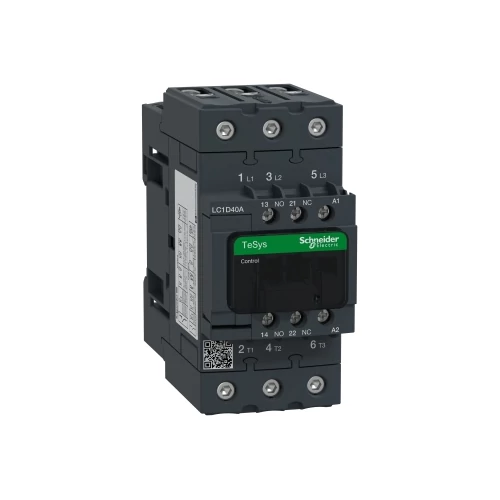SCHNEIDER LC1D40AP7 Mágneskapcsoló 3P 18,5kW/40A 230VAC 1Z+1NY