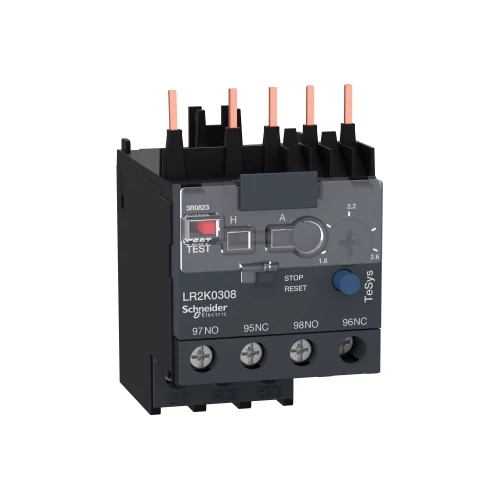 SCHNEIDER LR2K0308 Hőkioldó 1,8-2,6A SCHNEIDER LR2K0308 Hőkioldó 1,8-2,6A