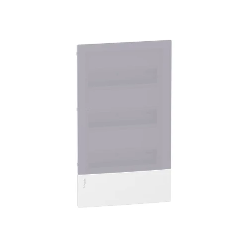 SCHNEIDER  MIP22312T Kiselosztó süllyesztett átlátszó ajtó 36 modul 3 sor IP40 fehér