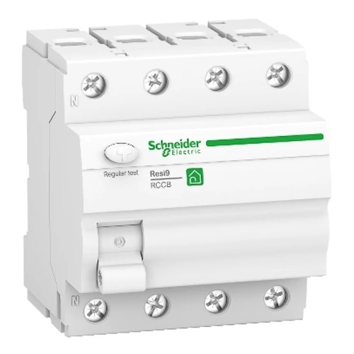 SCHNEIDER R9R02425 Fi-relé R9 4P, 25A, 30mA A típus életvédelmi relé Resi