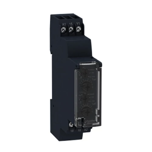SCHNEIDER RE17RLMU Sorolható időrelé/időmű aszimm. ütemadó 0,1s-100h 1-v 24-240VAC 24VDC Zelio