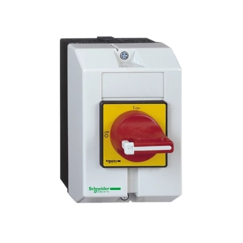 SCHNEIDER VCF01GE Komplett főkapcsoló ajtóra és tokozatba szerelhető 16A 3P piros karral SCHNEIDER VCF01GE Komplett főkapcsoló ajtóra és tokozatba szerelhető 16A 3P piros karral