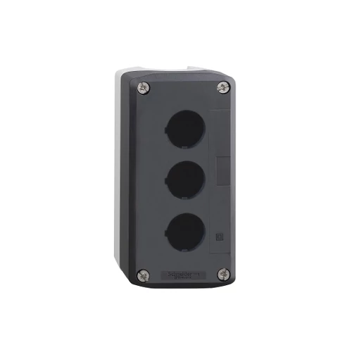 SCHNEIDER XALD03 Ürestok 3 lyukú szürke