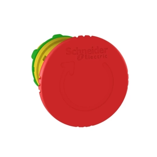 SCHNEIDER ZB5AS844 Vészgombfej reteszoldás forgatással 40mm piros