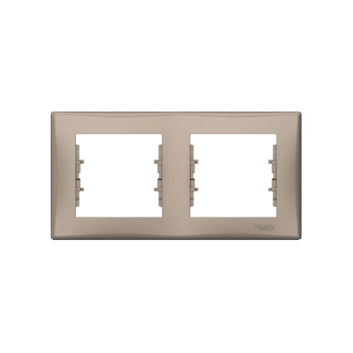 SCHNEIDER Sedna 5800368 2-keret vízszintes titánium SCHNEIDER Sedna 5800368 2-keret vízszintes titánium