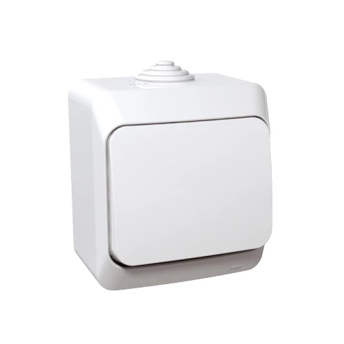 SCHNEIDER WDE000511 Egypólusú nyomó fk. Cedar Plus 000511 N101 IP44 fehér