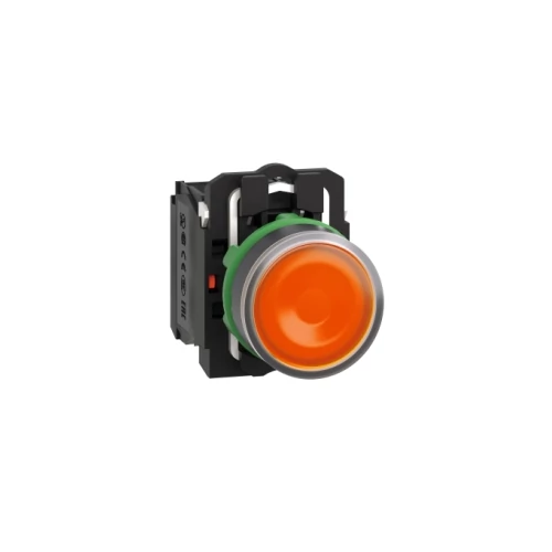 SCHNEIDER XB5AW35B5 Ledes világító nyomgomb sárga 24V