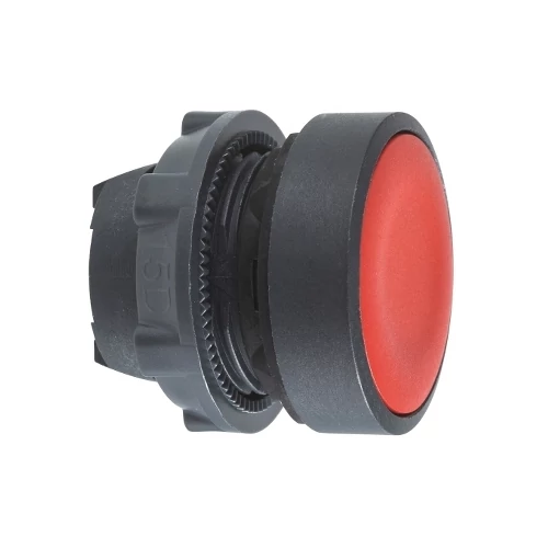 SCHNEIDER ZB5AH04 Nyomógombfej műanyag d22 lapos piros reteszelt kerek