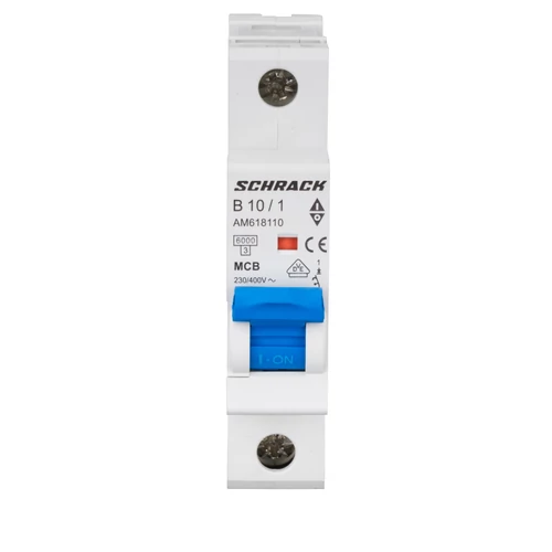SCHRACK AM618110 Amparo Kismegszakító B 10A, 1 pólusú SCHRACK AM618110 Amparo Kismegszakító B 10A, 1 pólusú