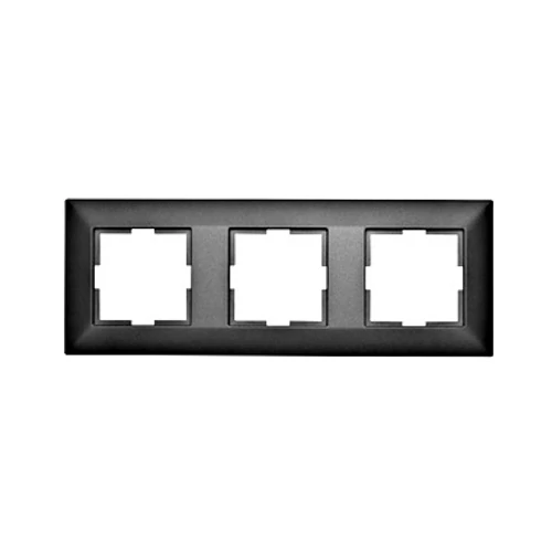 SCHRACK EV115003 3-as keret, antracit