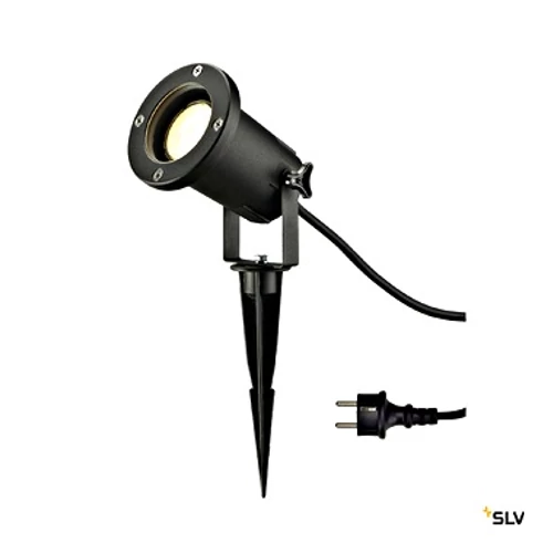 SCHRACK LI227410 Nautilus Spike XL GU10 11W Lámpatest fekete
