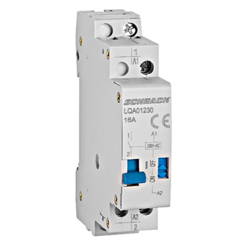 SCHRACK LQA01230 Impulzuskapcsoló Ampro, 1 záró, 230VAC
