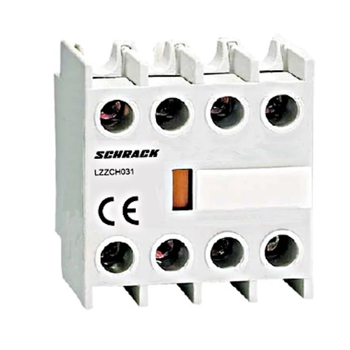 SCHRACK LZZCH031 Segédérintkező, mellső, CUBICO Classic, 3z+1ny SCHRACK LZZCH031 Segédérintkező, mellső, CUBICO Classic, 3z+1ny