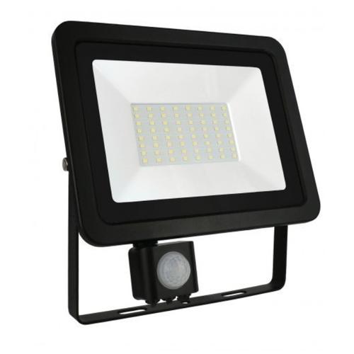 NOCTIS LUX 2 SMD 230V 50W IP44 NW fekete LED reflektor+mozg.érz.