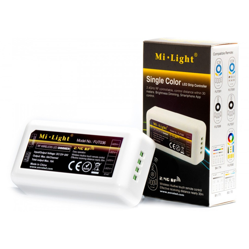 2,4G MiLight 4 zónás egyszínű fényerőszabályzó