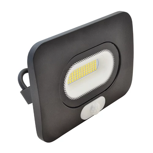 TRACON RSMDLM10 220-240V AC, 10W, 4000K, IP65, 800lm, 110°, 3-10m, EEI=G SMD fényvető mozg.érz., fekete TRACON RSMDLM10 220-240V AC, 10W, 4000K, IP65, 800lm, 110°, 3-10m, EEI=G SMD fényvető mozg.érz., fekete