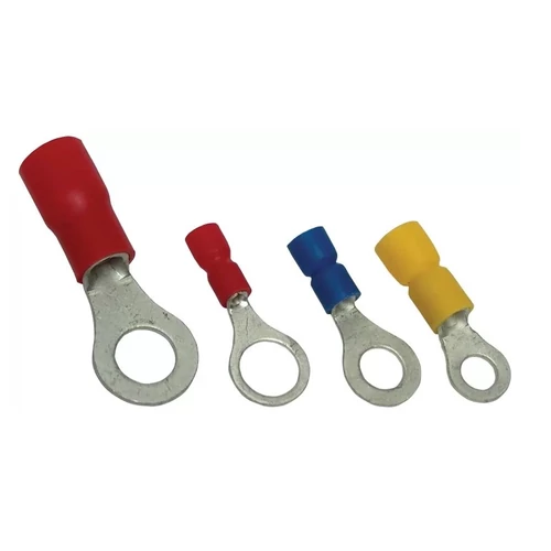 TRACON PSZ5 Szigetelt szemes saru 1,5mm2 M5 piros 50db/csomag