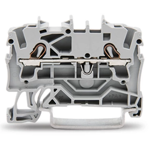 WAGO 2002-1201 Szürke rugós sorkapocs 2,5mm TS35  (push-in)