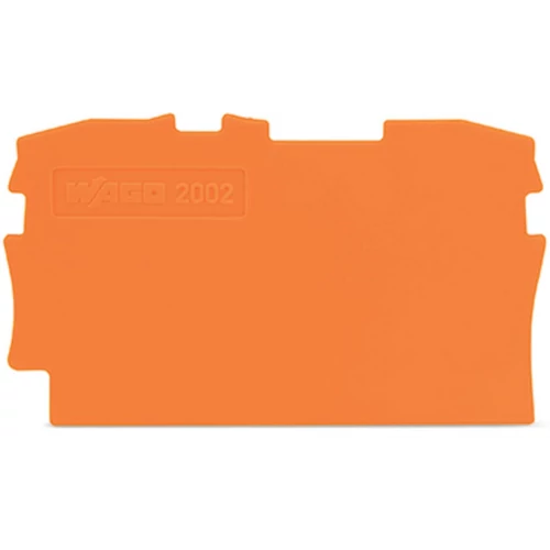 WAGO 2002-1292 Véglap narancs