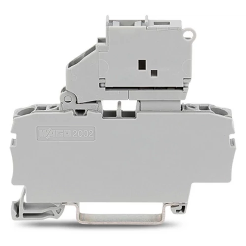 WAGO 2002-1611 Topjob S 2 Vez. biztosítós sork. 0,25-2,5(4)mm2, szürke