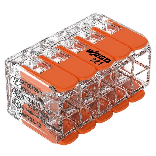 WAGO 221-420 Vezeték összekötő oldható 10P 0,2-4mm2