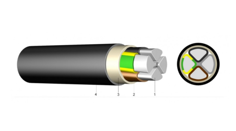E AYY J 4x16mm2 Alum nium K bel E ayy j 4x16mm2 alum nium k bel