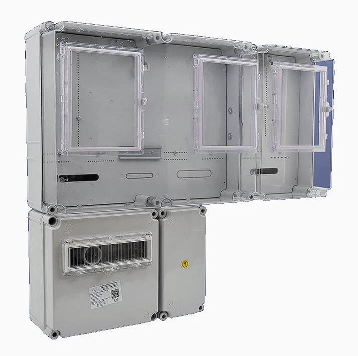 CSATÁRI PLAST PVT 7590 Á-V-H Fm-SZ 1/3F mérőszekrény 1xM63.80A+1xV32+1xH80A légkábeles 1-szintes