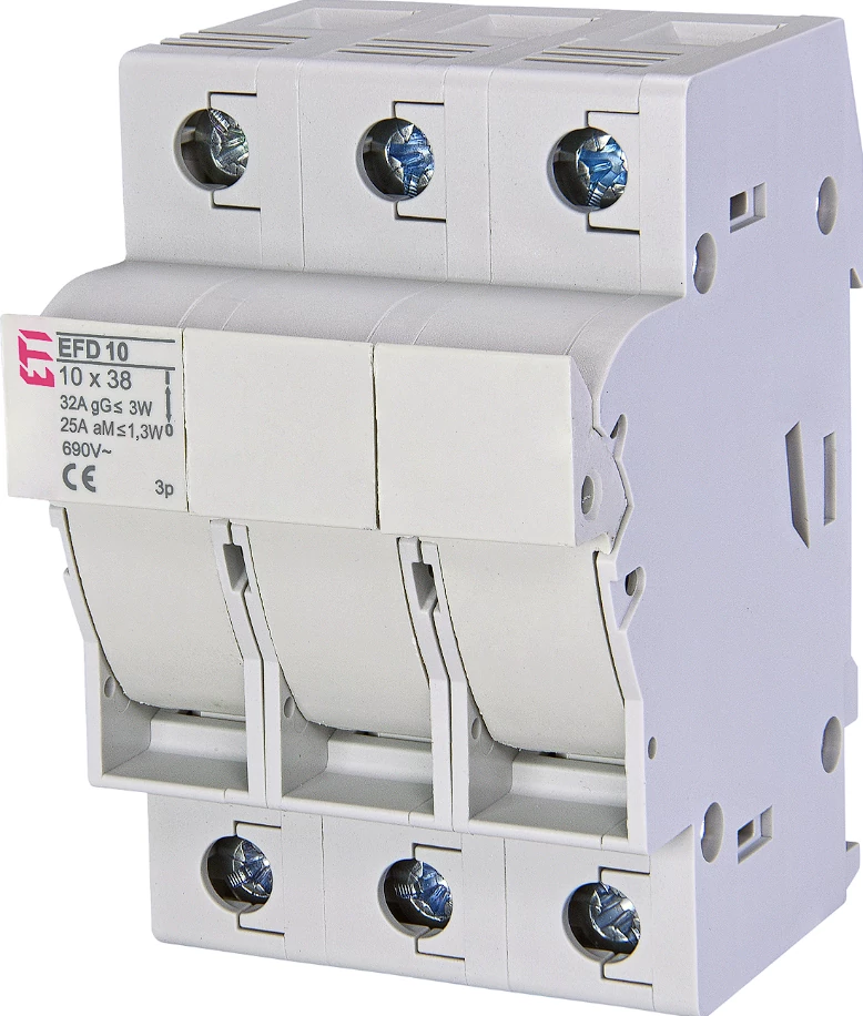 ETI 002540004 EFD 10 3P 10x38 3P Biztosítós szakaszoló 32A