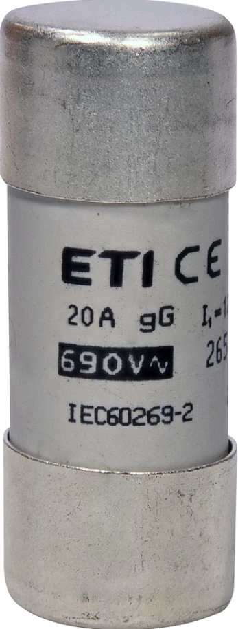 ETI 002651043 BIZTOSÍTÉK 22x58 20A Biztosító betét 690V gG hengeres