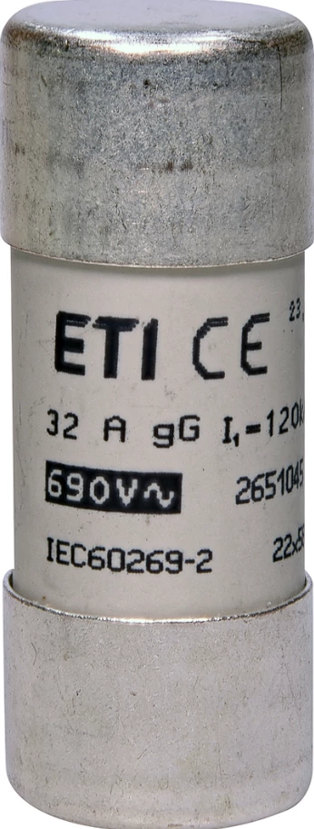 ETI 002651045 BIZTOSÍTÉK 22x58 32A Biztosító betét 690V gG hengeres
