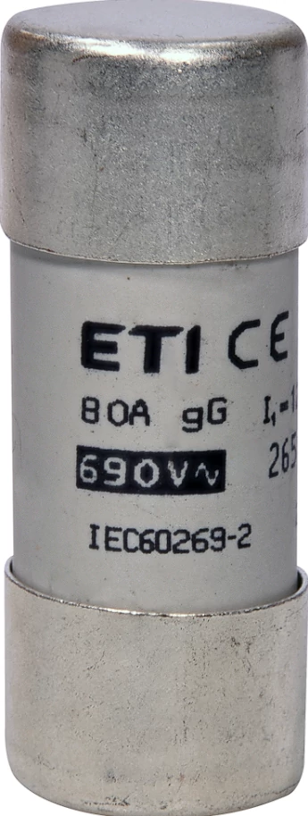 ETI 002651049 BIZTOSÍTÉK 22x58 80A Biztosító betét 690V gG hengeres