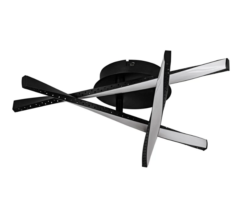 EGLO 75684 ADEJE mennyezeti lámpa alumínium, acél fekete / műanyag fehér 12,5W 1800lm 3000K