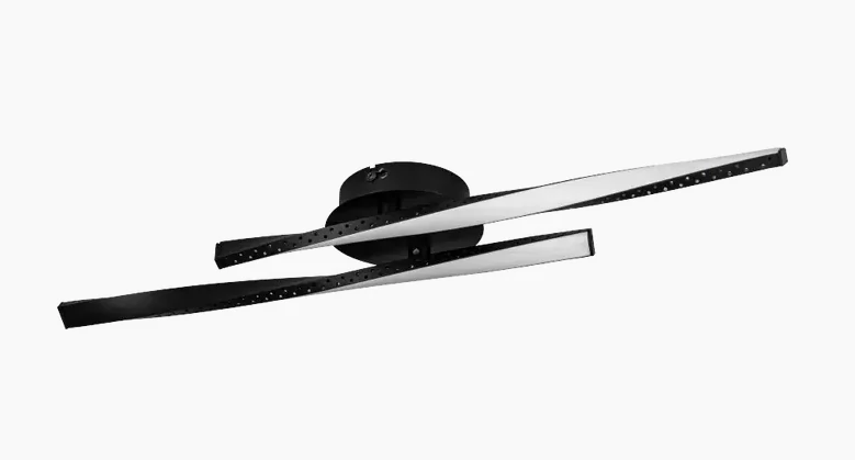 EGLO 75685 ADEJE mennyezeti lámpa alumínium, acél fekete / műanyag fehér 8w 1100lm 3000K