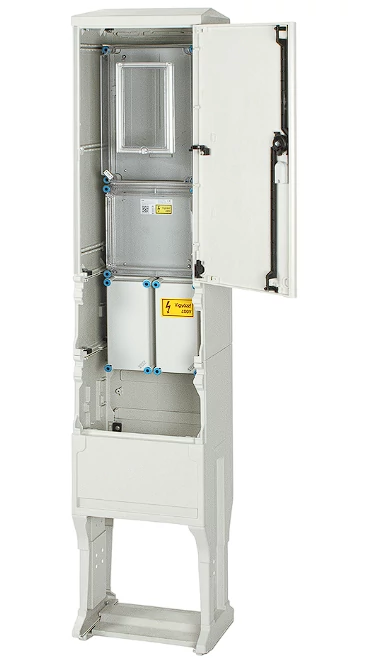 HENSEL HB3008FE-U 1/3F Mérőszekrény 1xM80A földkábeles álló 1-szintes 1-mérőhely 1M szerelőlappalhen