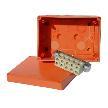 KOPOS KSK 175 PO16 Tűzálló kötődoboz falonkívüli műanyag 176mmx 126mm 87mm IP66 E30 narancs