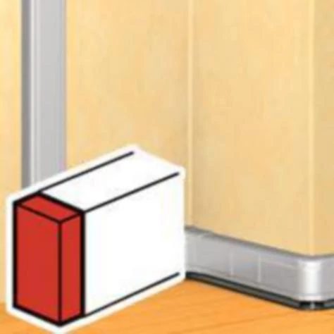 LEGRAND 011115 DLP Alu végzáró 50x105mm csatornához