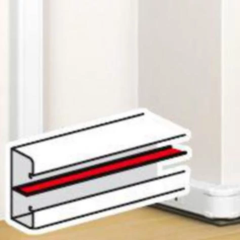 LEGRAND 075609 Válaszfal antimikrobiális csatornához