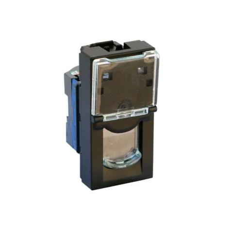 LEGRAND 079461L Mosaic Program LCS2 RJ45 aljzat Cat 6 UTP, 1M, fekete