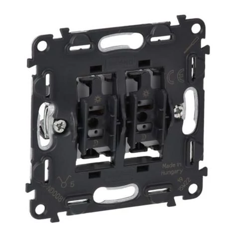 LEGRAND 752005 Valena InMatic 105 csillárkapcsoló betét adapterrel sülly IP20 billentyűs/gombos