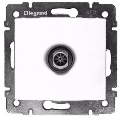 LEGRAND 774430 Valena TV antenna-csatlakozóaljzat végzáró, 10dB fehér