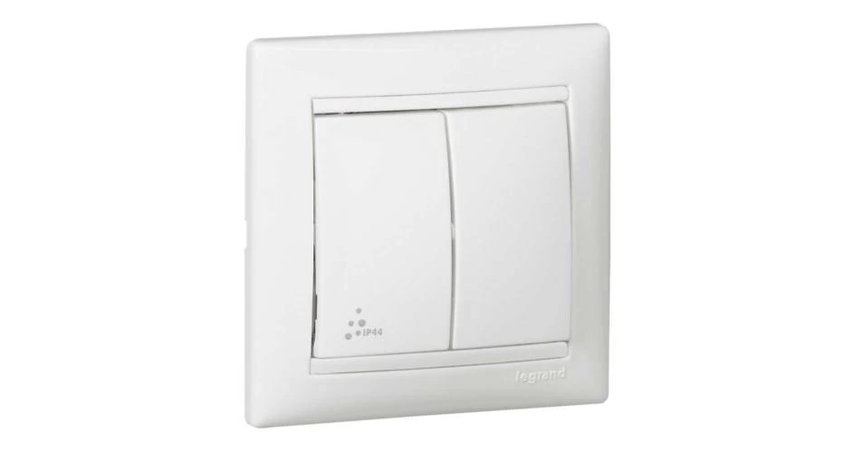 LEGRAND 770098 Valena Kettős váltókapcsoló fehér IP44