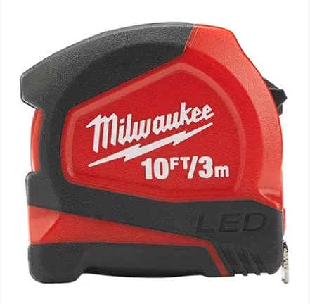 MILWAUKEE 48226602 Mérőszalag LED világítással 3 m - 1 db