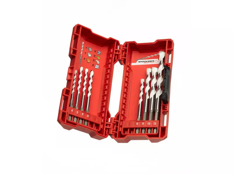 MILWAUKEE 4932471112 Univerzális fúrószár készlet 8 részes Hex